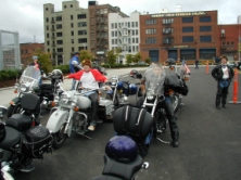 Bikers at Seahwks Stadium