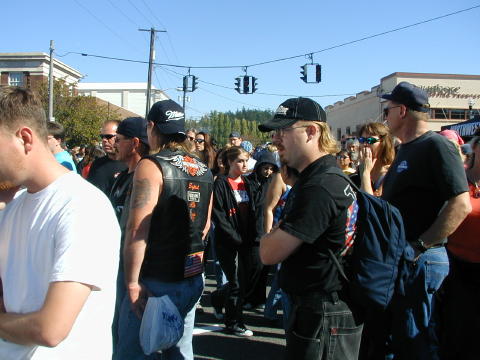 Crowd at the food vendor  