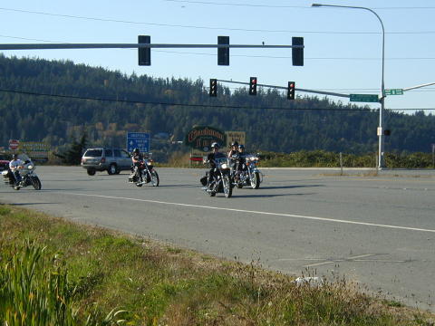 View from the gas station  
