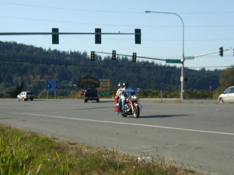 View from the gas station  