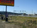 View from the gas station  
