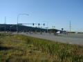 View from the gas station  